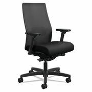 Hon Ignition 2.0 4-Way Stretch Mid-Back Mesh Task Chair, Up to 300 lb, 17in to 21in Seat Height, Black HIWMMKDY2AHIMCU10BLSBT